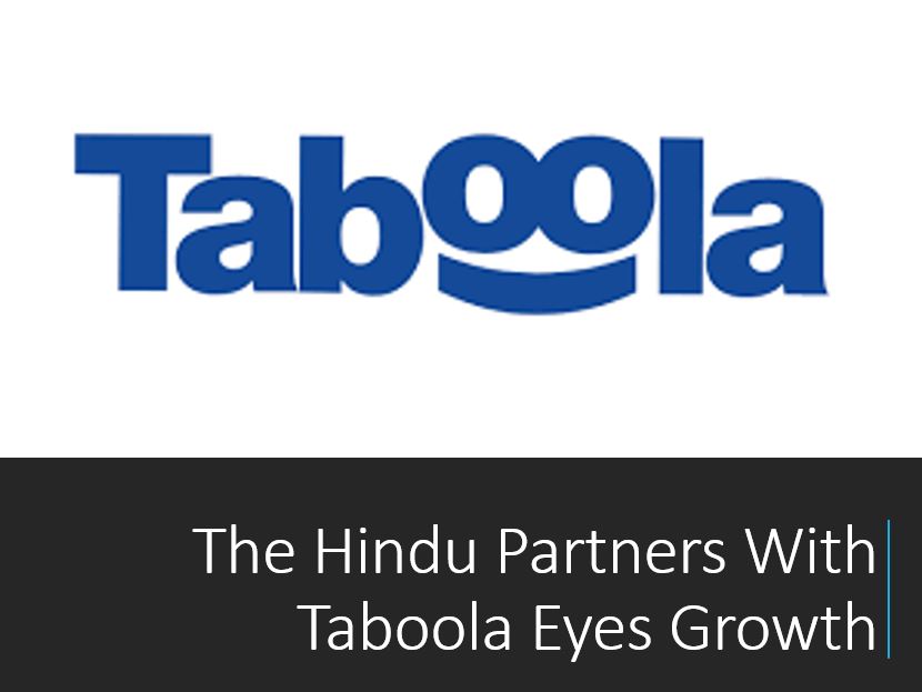 Hindu Partners With Taboola Eyes Growth