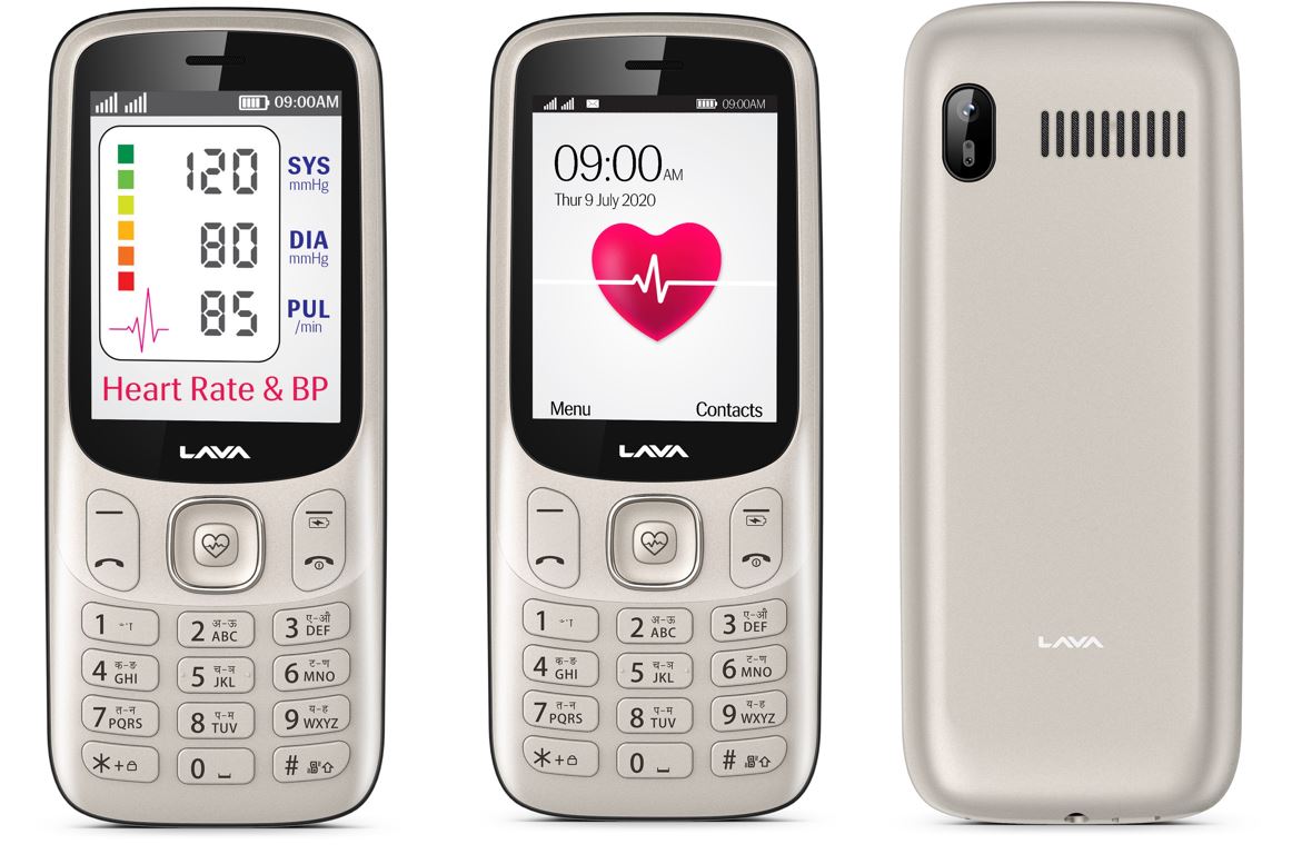 Lava launches Pulse Feature phone with a Heartbeat BP Sensor