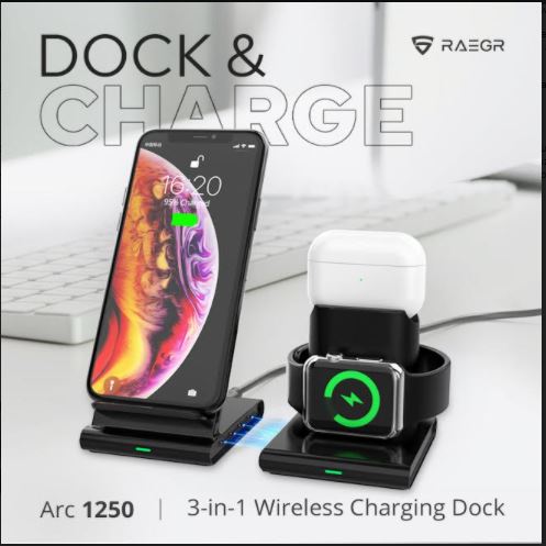 RAEGR launches Arc 1250 Modular 3 in 1 Charging Station