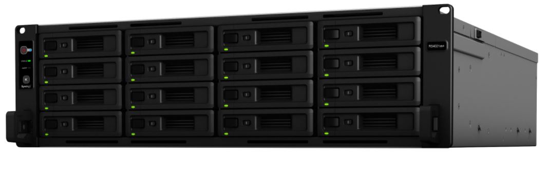 synology 2U 12 bay RS3621RPxs and RS3621xs and the 3U 16 bay RS4021xs are designed for SMBs min