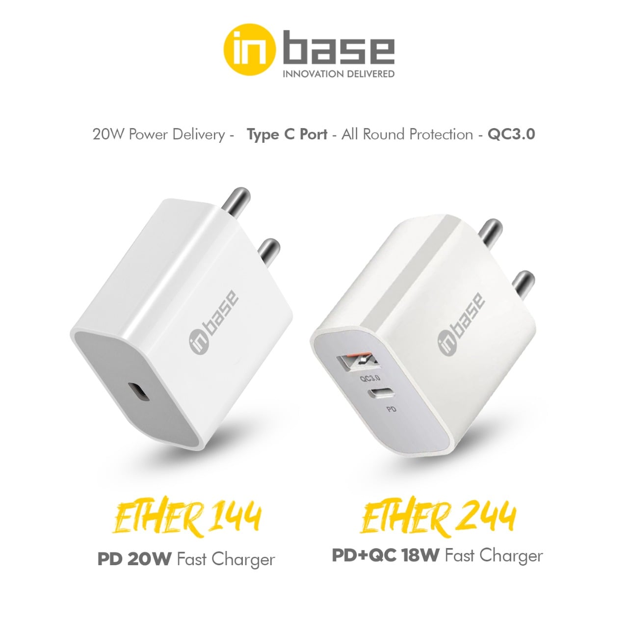 Inbase Ether 144 and 244 Fast Chargers min
