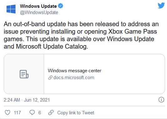 Microsoft releases KB5004327