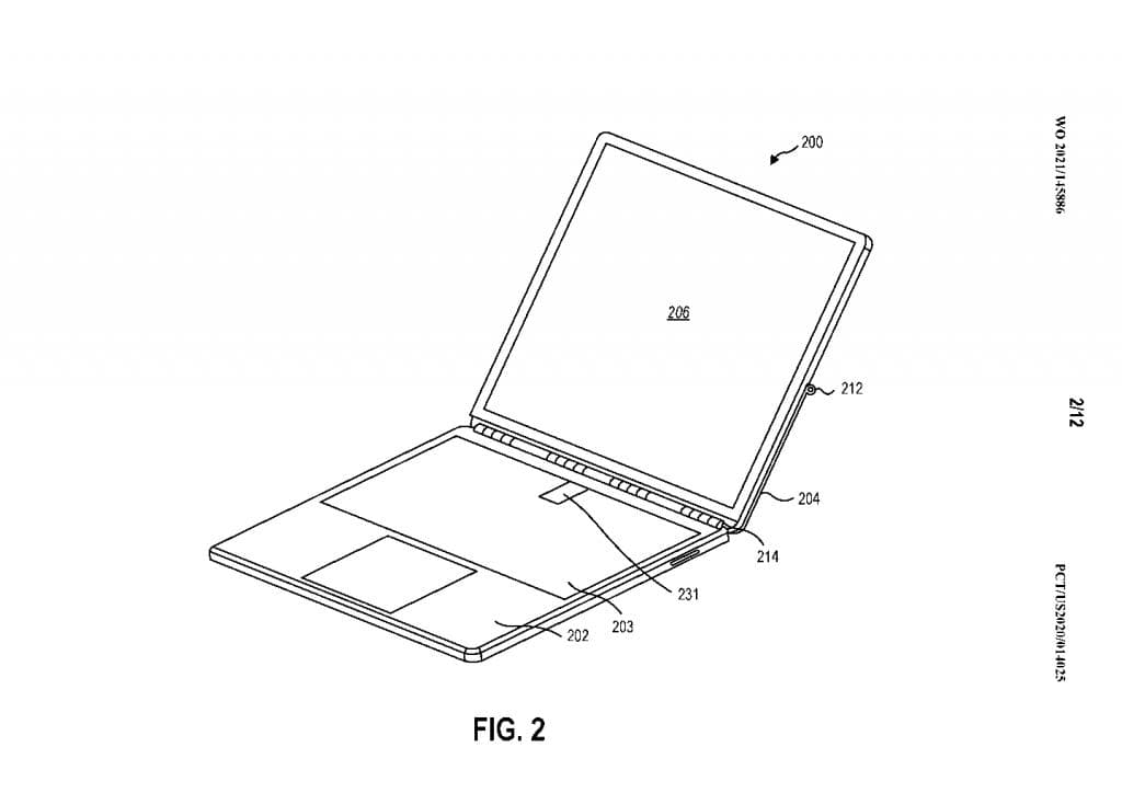Microsoft patent Surface Book