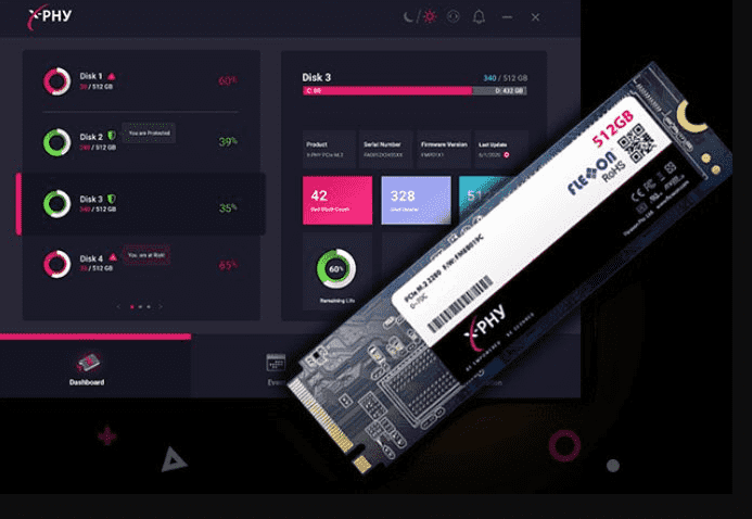 Flexxon X PHY AI embedded NVMe SSD with artificial intelligence security