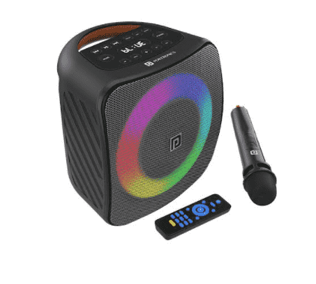 Portronics Dash A Bluetooth Speaker with Wireless Karaoke Mic