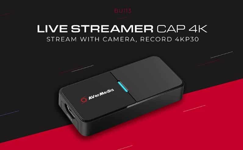 AVerMedia Unveils Live Streamer CAP 4K – BU113 Capture Card in India min