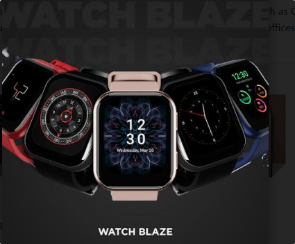 boAt launches Smartwatch ‘Blaze equipped with a blazing fast Apollo 3 Chip