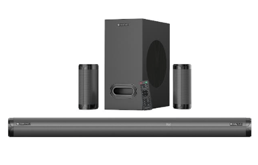 Zebronics launches a 5.1 Dolby Atmos soundbar with dual wireless