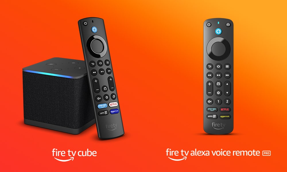 Amazon Third Generation Fire TV Cube and Fire TV streaming media player