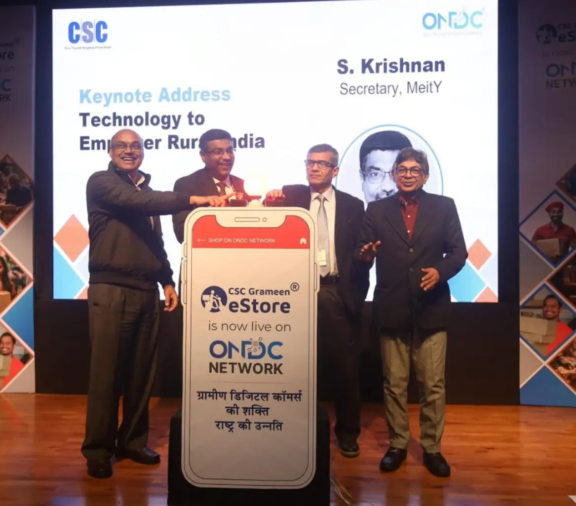 CSC and ONDC join forces to take e commerce to rural India